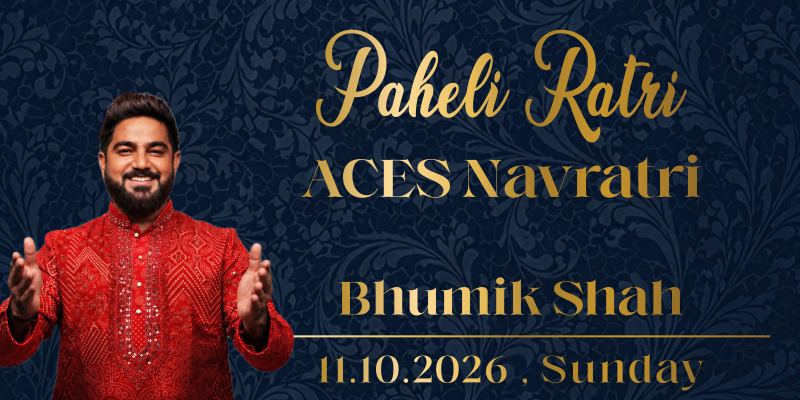 Paheli Ratri, ACES Navratri with Bhumik Shah — Sunday 11 October 2026
