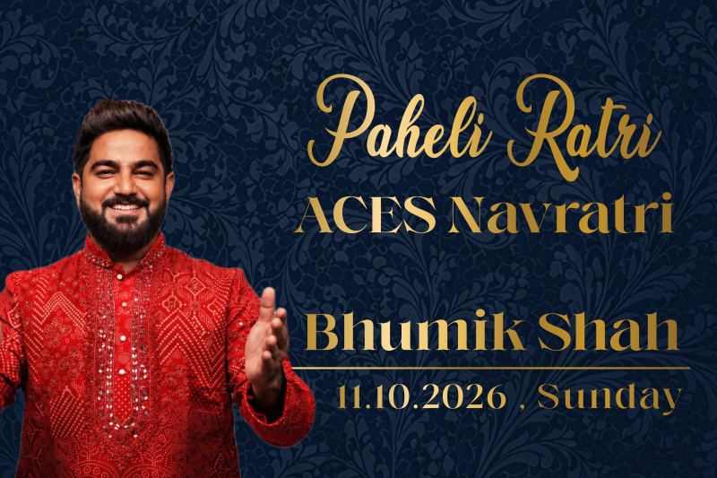 Paheli Ratri, ACES Navratri with Bhumik Shah — Sunday 11 October 2026